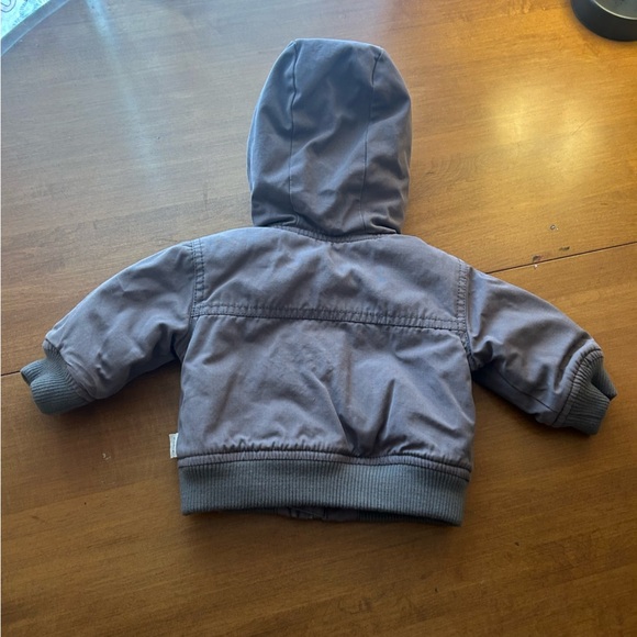 Pumpkin Patch Baby Fleece Lined Coat with Car Patch Size 0-3 months - Picture 2 of 7